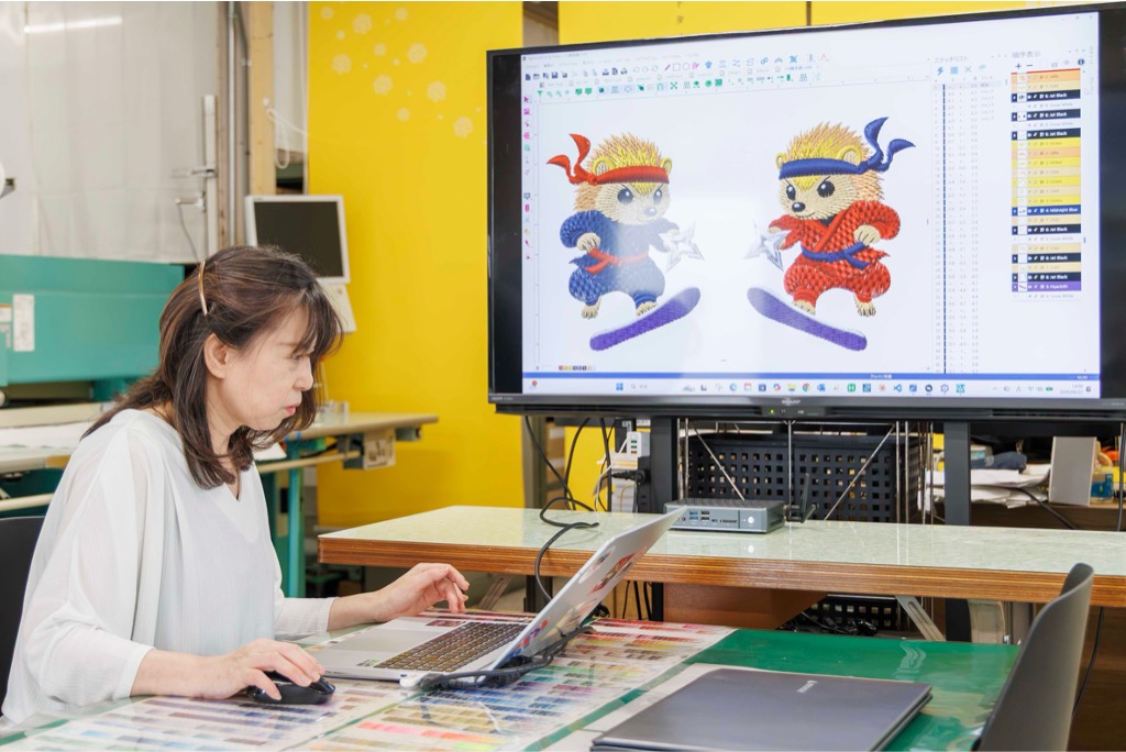 刺繍ソフトの基本操作